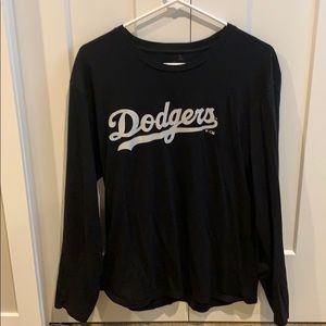 Los Angeles Dodgers Long Sleeve Black T-Shirt